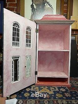 Vintage Eric Lamsdown San Francisco Hand Made Trompe l'oeil Doll House 1988