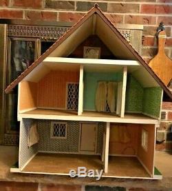 Vintage Handmade Swiss German Chalet Dollhouse