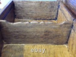 Vintage Horace Uphill Miniature Oak Chest/Coffer Doll House Furniture