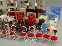 Vintage Ideal & Renwal Dollhouse Petite Princess Furniture Mega Lot 60+ Items