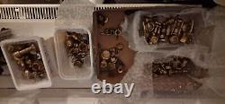 Vintage JOB LOT OF DOLLS HOUSE MINIATURES Large Collection Solid Brass