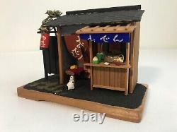 Vintage Japanese Miniature Traditional Food Stand ODEN Doll House 8.5cm×11.5cm
