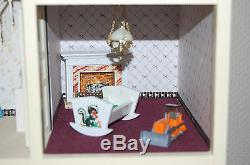 Vintage LUNDBY 4 Levels Doll House & Accessories PACKED FULL Stunning