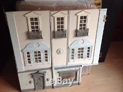 Vintage Large Handmade Fully Lit & Furnished Dolls House