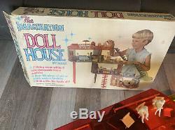 Vintage Louis Marx Imagination Doll House withBox & Accessories
