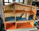 Vintage Lundby Dolls House 1970s With Basement And Balcony And Some Furniture