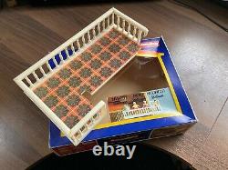 Vintage Lundby Dolls House 1970s with basement and balcony and some furniture