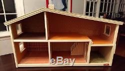 Vintage Lundby Gothenburg Doll House 1970s Sweden Two Story plastic doors