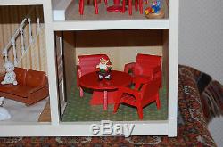 Vintage Lundby House Chimney with Wooden Furniture Sets & Accessories