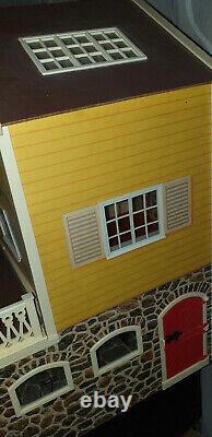 Vintage Lundby Stockholm Dollshouse With Basement & Stable/garage