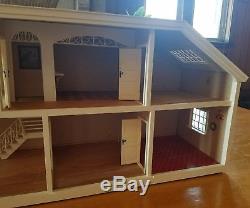 Vintage Lundby Sweden 4 Story Dollhouse Stable Horse Electric Hookup