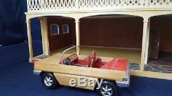 Vintage Lundby Sweden Dollhouse Stable Automobile Car 1970s