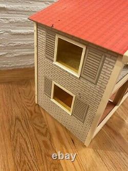 Vintage Lundby Sweden Gothenburg Mid 1970's Split Level Dollhouse