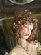 Vintage Miniature Dollhouse Artisan Sculpted Beautiful 18th Century Lady Cheers