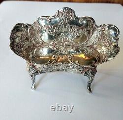 Vintage Miniature Silver Sofa / Settee. Edinburgh Hallmarks