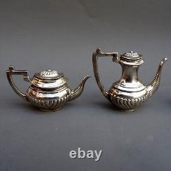 Vintage Miniature Sterling Silver Tea Set on Tray 1975 JOHN ROSE / Dolls House