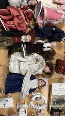 Vintage Miniature Wooden And Ceramic House Toys Bundle Or Will Sell Individual