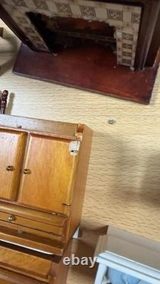 Vintage Miniature Wooden And Ceramic House Toys Bundle Or Will Sell Individual