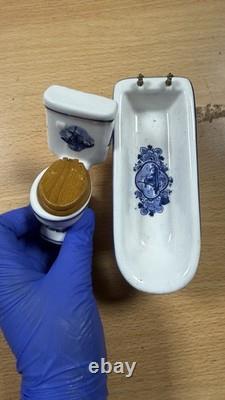 Vintage Miniature Wooden And Ceramic House Toys Bundle Or Will Sell Individual