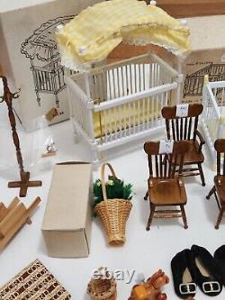 Vintage Miniatures Doll House Furniture Lot