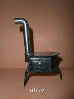 Vintage Philippe Bordelet Wood Stove 1/12 Miniature Dollshouse