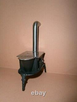 Vintage Philippe Bordelet Wood Stove 1/12 Miniature Dollshouse