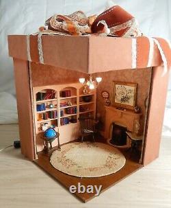 Vintage Shannon Moore Victorian Room Roombox Dollhouse Miniature 112 OOAK