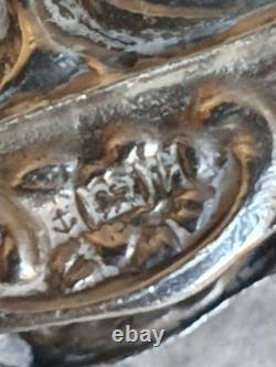 Vintage Silver Novelty Sofa Dolls House Furniture Repousse Cherubs