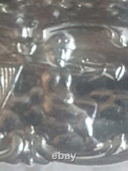 Vintage Silver Novelty Sofa Dolls House Furniture Repousse Cherubs