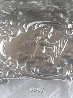 Vintage Silver Novelty Sofa Dolls House Furniture Repousse Cherubs
