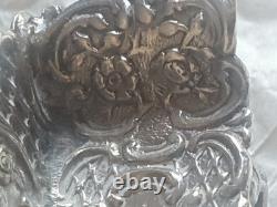 Vintage Silver Novelty Sofa Dolls House Furniture Repousse Cherubs