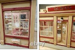 Vintage Small Town Coffee Shop Room Box Artisan Dollhouse Miniature 112