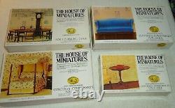 Vintage The House of Miniatures Doll House Furniture Lot of 14 7 are sealed NEW