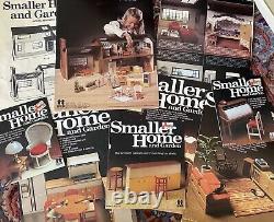 Vintage Tomy Smaller Homes & Gardens Dollhouse, Furniture And 2 People