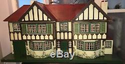 Vintage Tri-ang Stock Brokers Dolls House. Four Foot Long! Collection Only