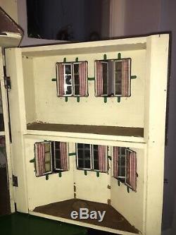 Vintage Tri-ang Stock Brokers Dolls House. Four Foot Long! Collection Only