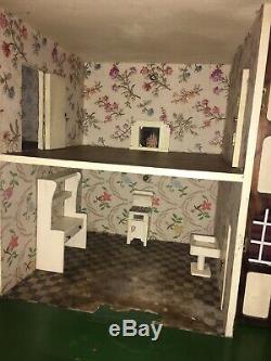 Vintage Tri-ang Stock Brokers Dolls House. Four Foot Long! Collection Only