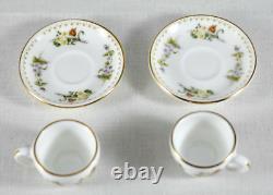 Vintage Wedgwood Bone China Dolls House Miniature Mirabelle Tea Coffee Set