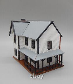 Vintage Wooden Doll's Toy Farm House Artisan Dollhouse Miniature 112 1144
