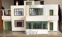 Vintage original Triang Ultra Modern Dolls House No. 53, very rare art deco house