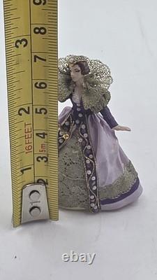 Vtg Miniature Doll Fortune Teller / Witch 124 Y. M. S 1996 Dolls House Diorama