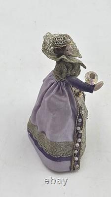 Vtg Miniature Doll Fortune Teller / Witch 124 Y. M. S 1996 Dolls House Diorama