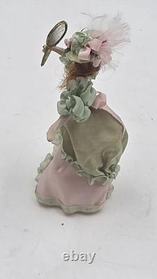 Vtg Miniature Doll Victorian Lady 124 Y. M. S 1996 Dolls House Diorama