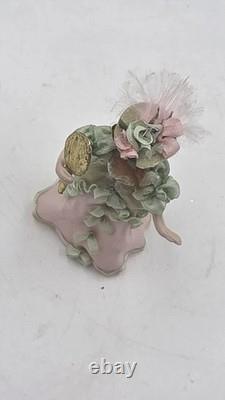 Vtg Miniature Doll Victorian Lady 124 Y. M. S 1996 Dolls House Diorama