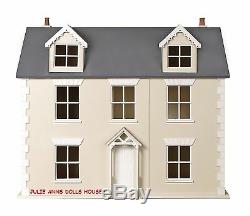 WILLOW COTTAGE DOLLS HOUSE, VICTORIAN STYLE, WOODEN, 12th SCALE NEW, JULIE ANNS