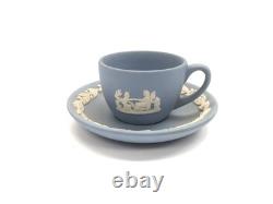 Wedgwood Miniature Jasperware Style Porcelain Tea Set Dolls House Collectable