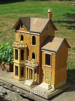 Wonderful Antique German Christian Hacker Dollhouse Dolls' House Puppenhaus