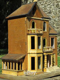 Wonderful Antique German Christian Hacker Dollhouse Dolls' House Puppenhaus