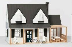 Wood Dollhouse Farmhouse & Furniture Hearth and Hand -NEW-Magnolia Joanna Gaines