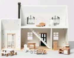 Wood Dollhouse Farmhouse & Furniture Hearth and Hand -NEW-Magnolia Joanna Gaines